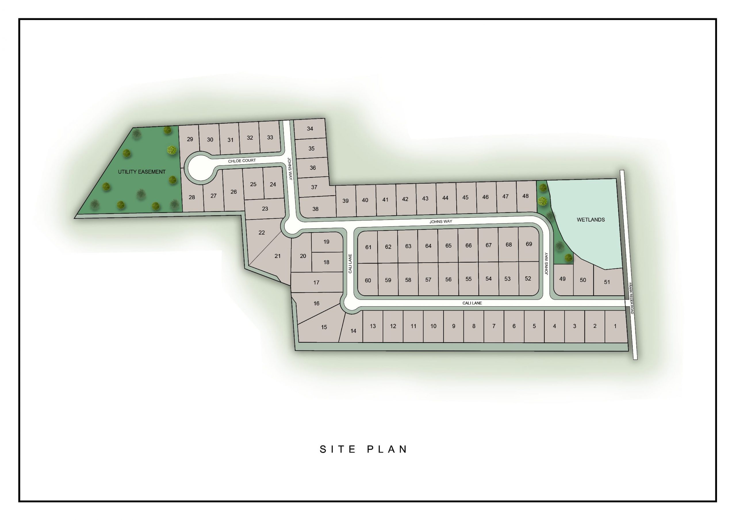 Rock Ridge site plan. 