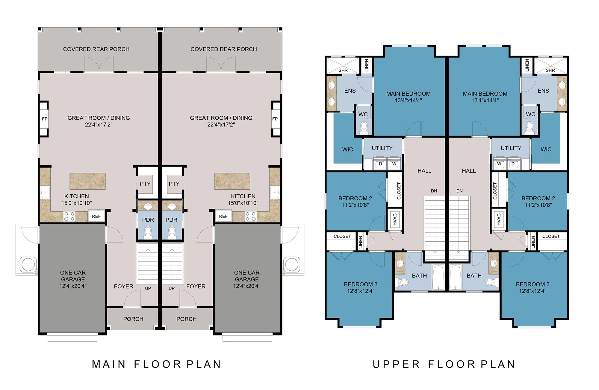 1001 E Cross St A - Floor Plan