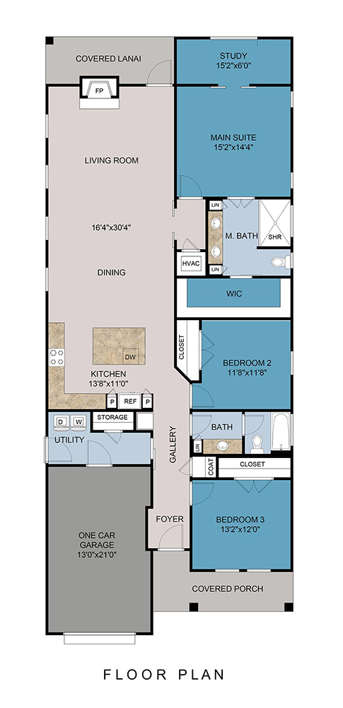 1001 E Cross St C - Floor Plan