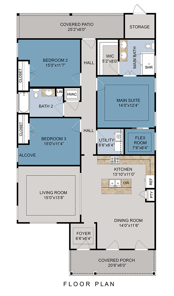 1322 N 7th Ave Floor Plan