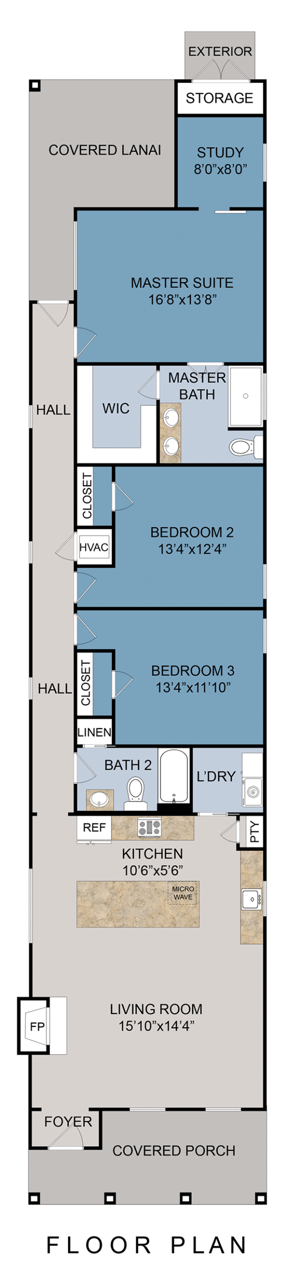 2102 West Gregory Floor Plan